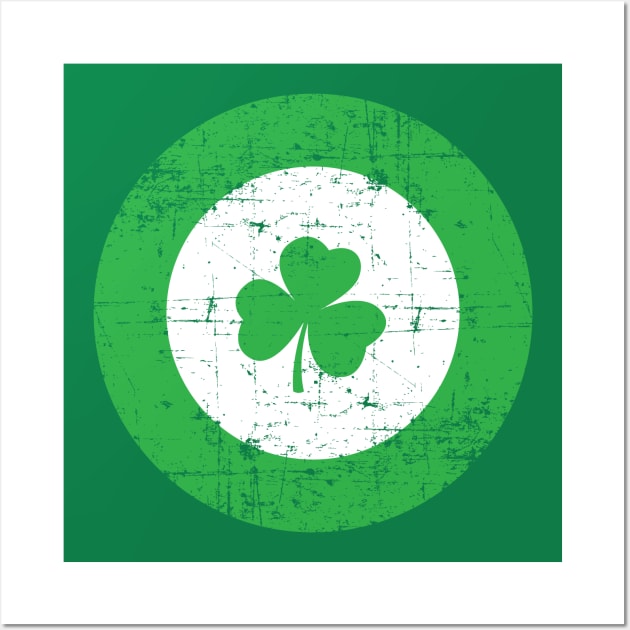 Awesome St Patricks Day Shamrock Wall Art by teeleoshirts